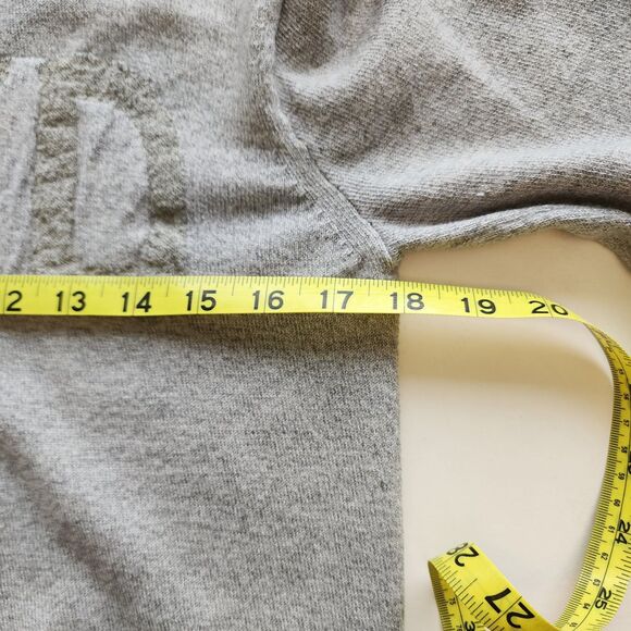 Rag & Bone Grey Reflective Be Kind Cropped Sweatshirt Size M - Picture 5 of 11